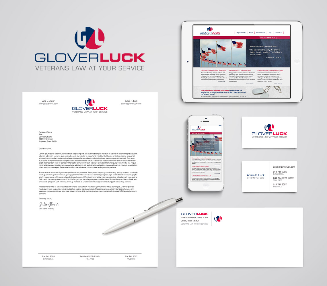 Identity and business design for Glover Luck