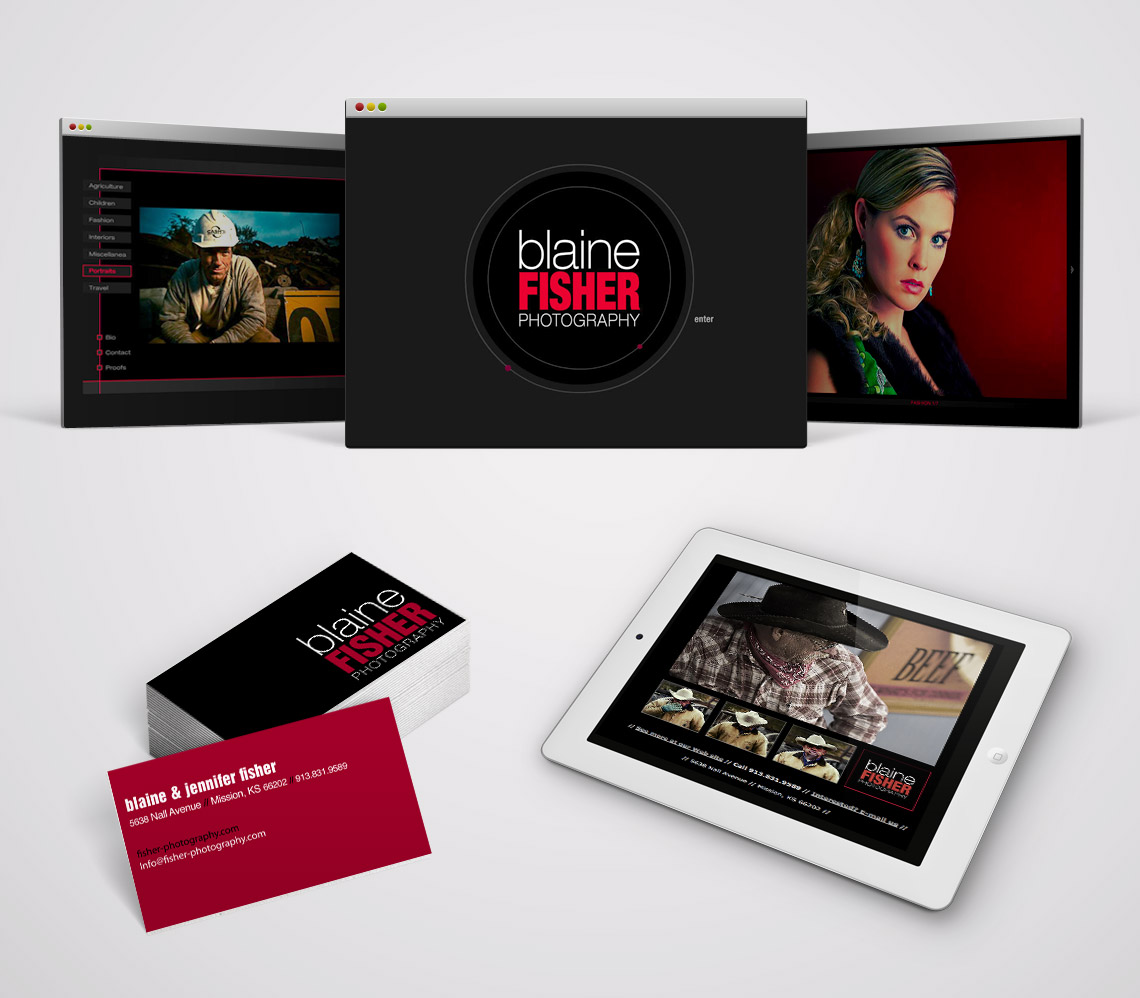 Logo and Responsive Web Site for Blaine Fisher Photography