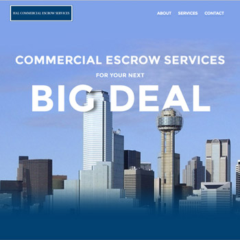 Web Site Design for HAL Commercial Escrow