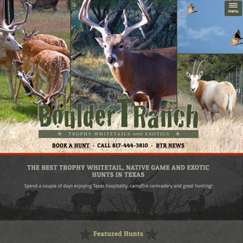 Website Design for Boulder T Ranch
